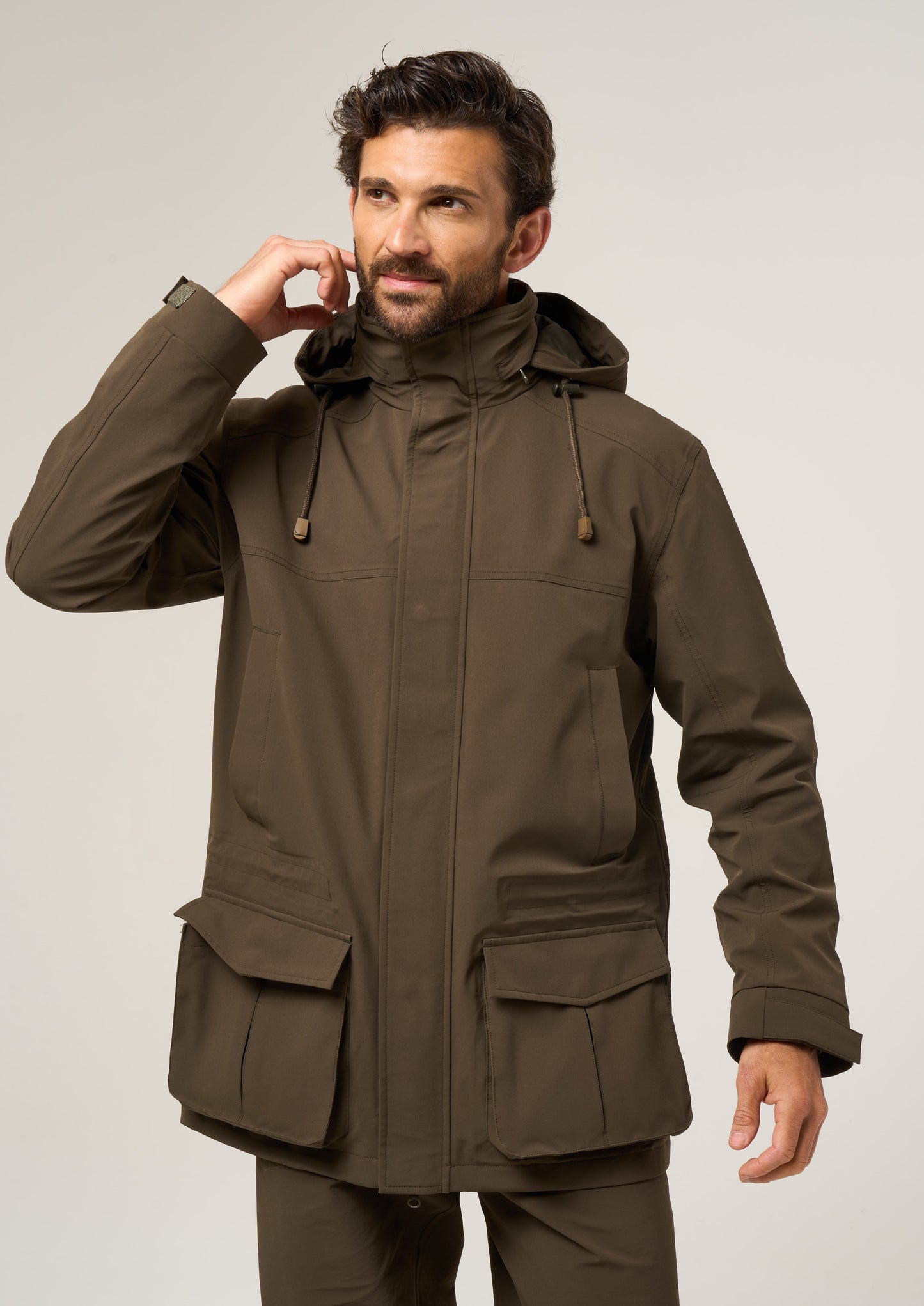 Lockwood Men's Shooting Coat In Olive