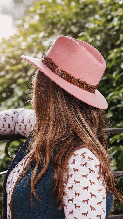 Richmond Fedora Hat Pink