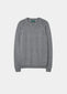 Men's cotton cashmere sweatshirt in colourway mercury