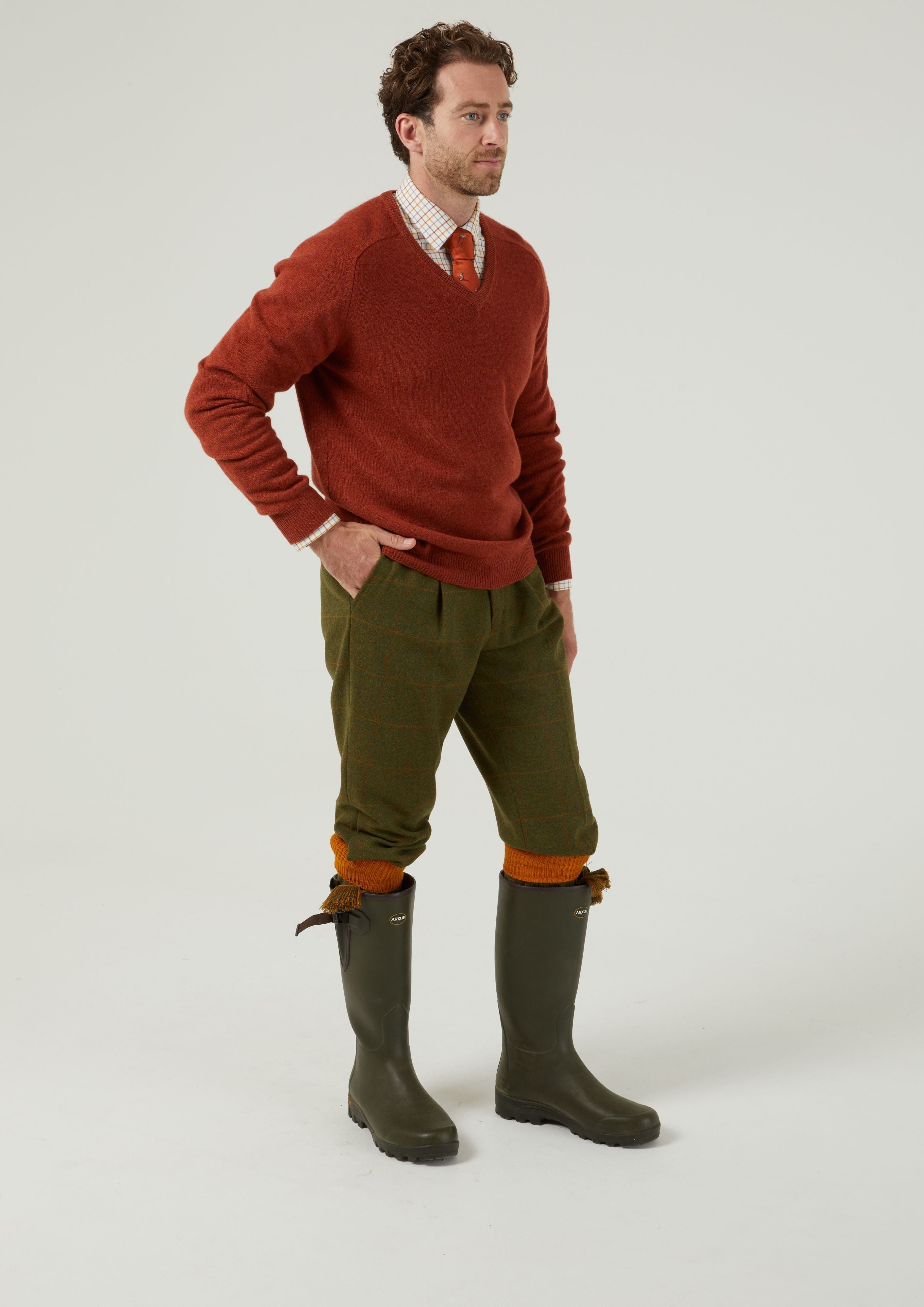 Combrook Men s Tweed Shooting Breeks In Maple