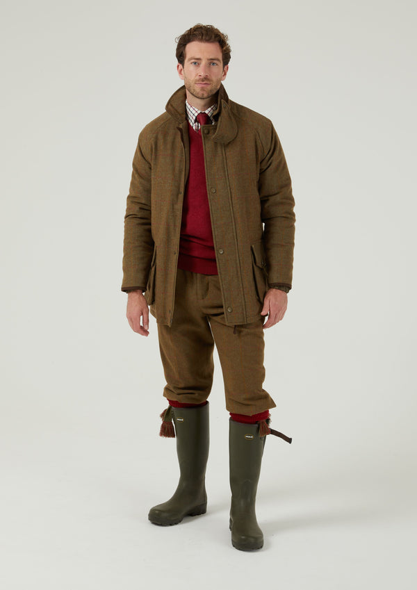 Combrook Men's Waterproof Tweed Coat In Hawthorn 
