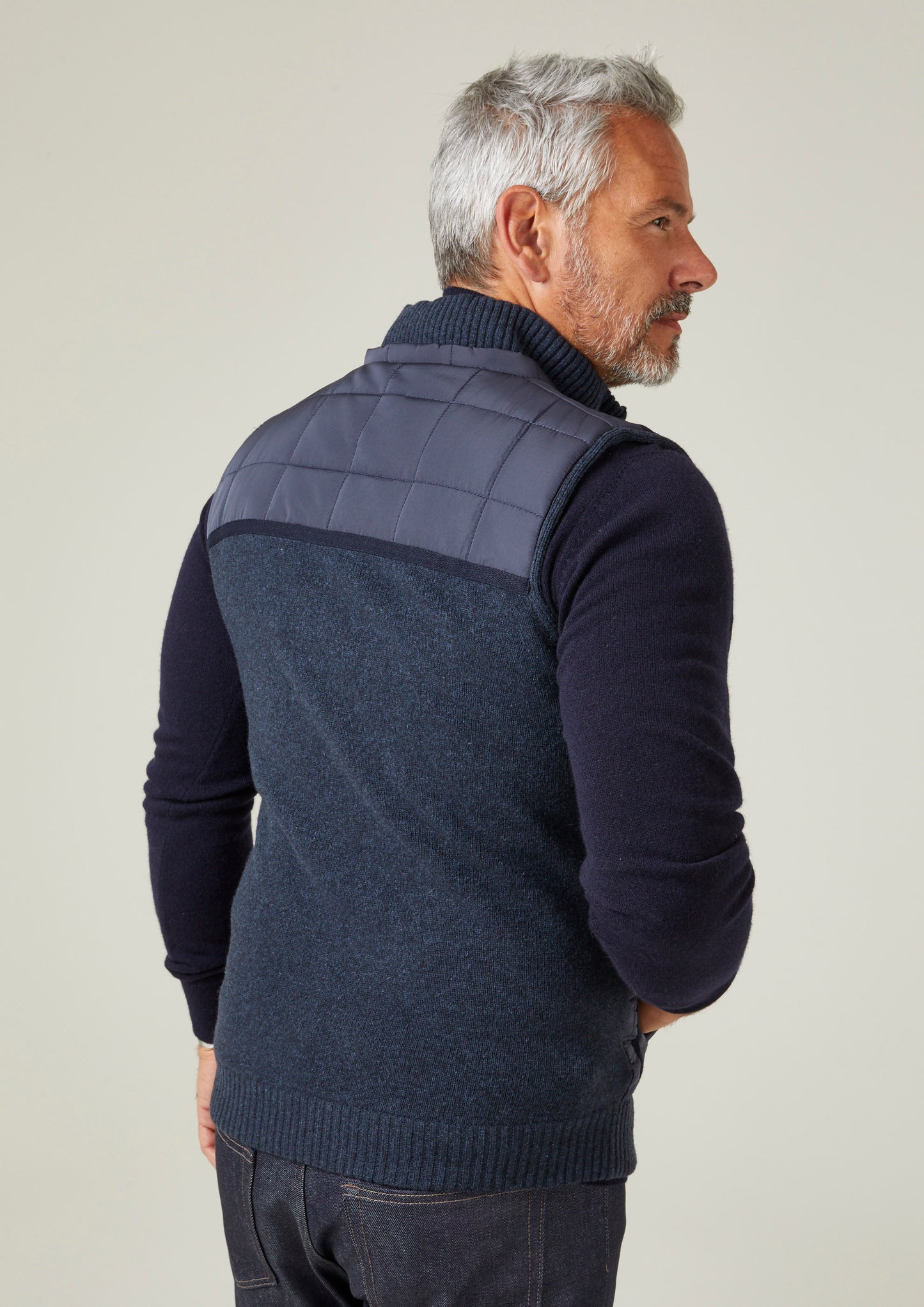 Kilnwick Men's Wool Jacket In Moonshine - Regular Fit