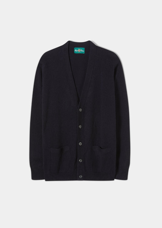 Lambswool-Cardigan-Navy