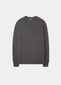 Lambswool Vee Neck Jumper in Cliff - Classic Fit