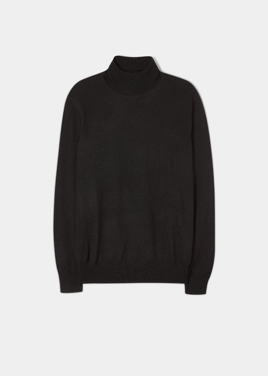 Roll-Neck-Merino-Wool-Sweater-Black