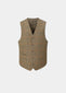 Surrey Men's Tweed Lined Country Waistcoat In Sycamore 