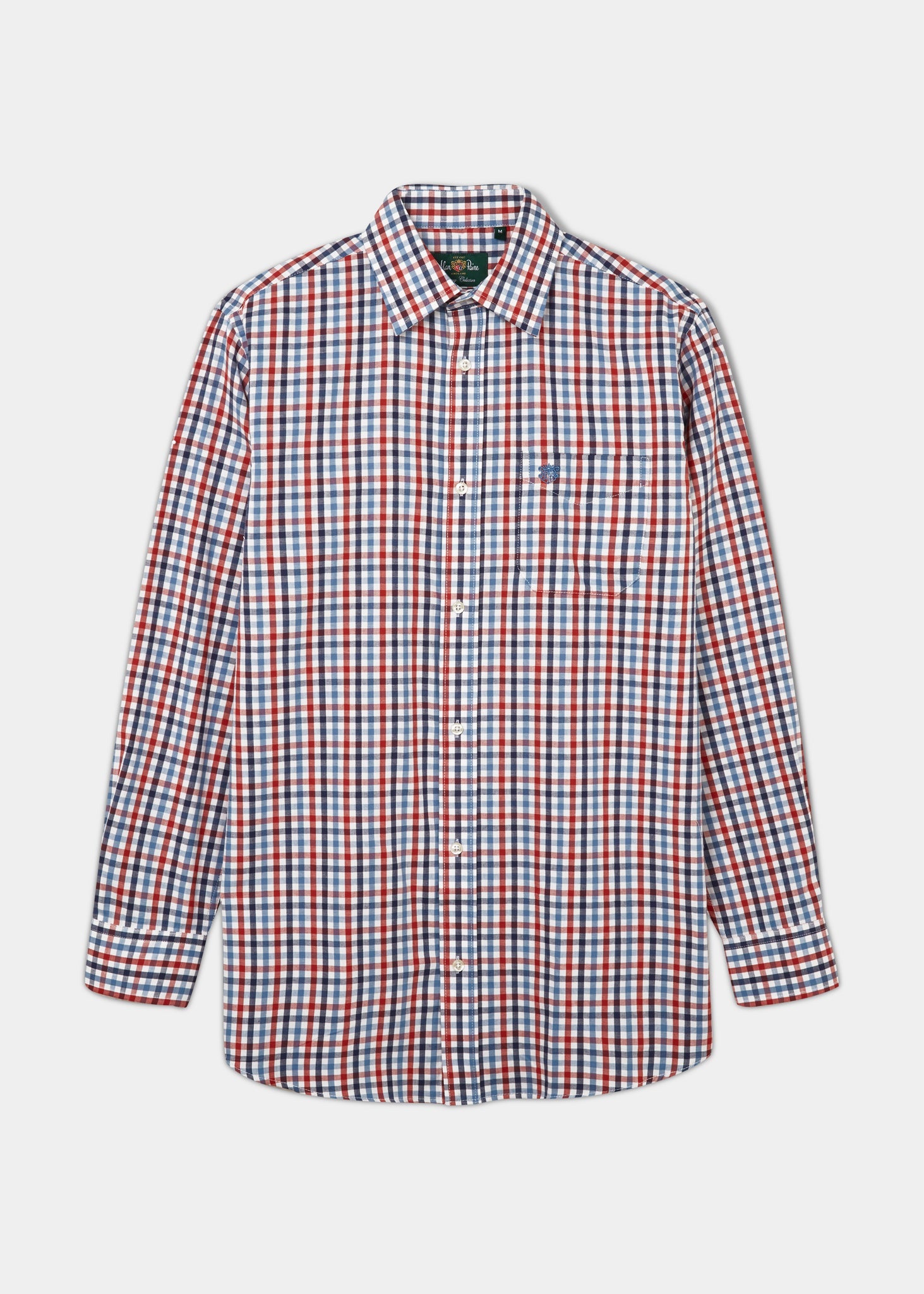 Ilkley Men's Blue and Navy Country Check Shirt - Shooting Fit