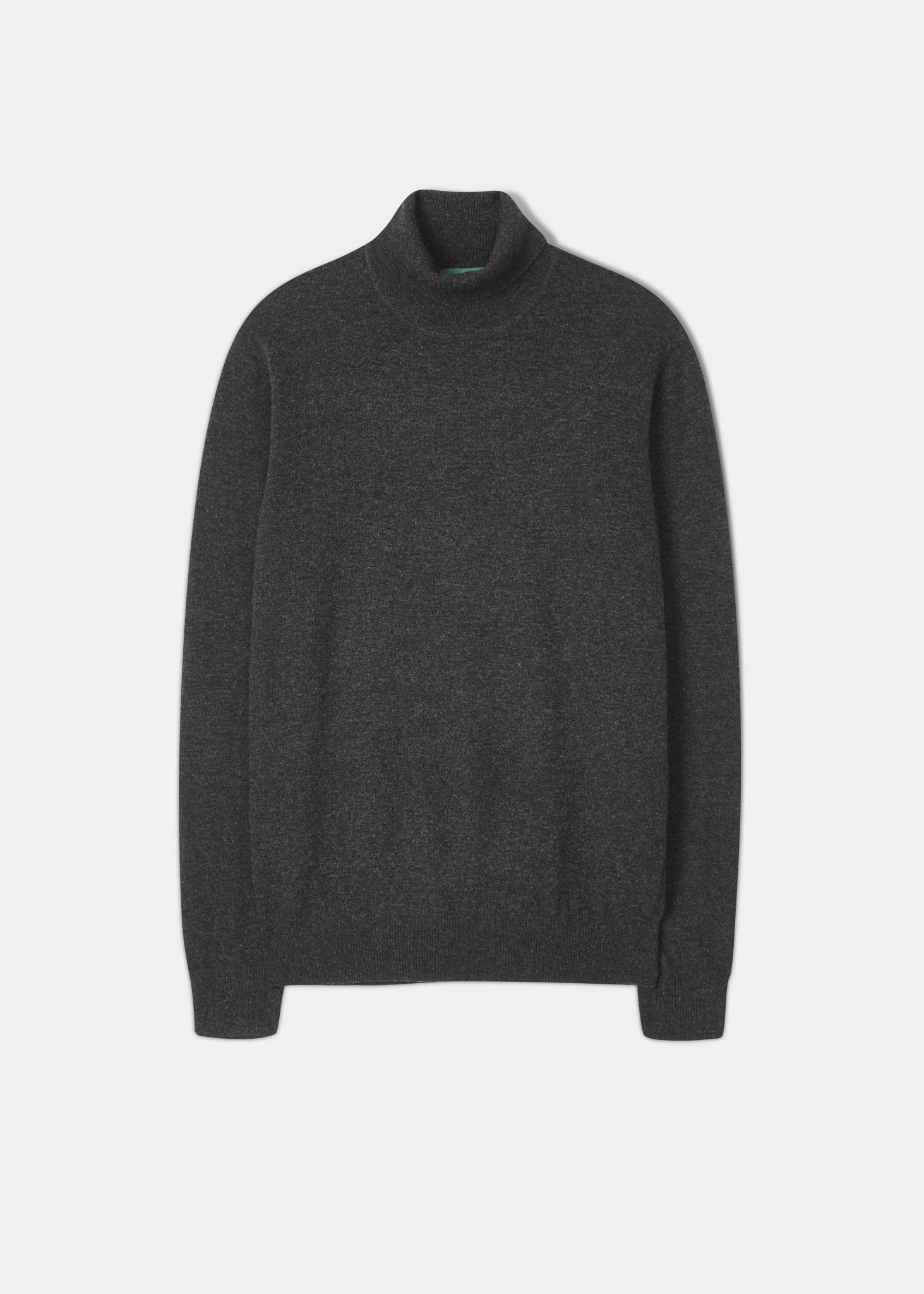 Men s Roll Neck Jumpers Black Roll Neck Sweaters Alan Paine Europe