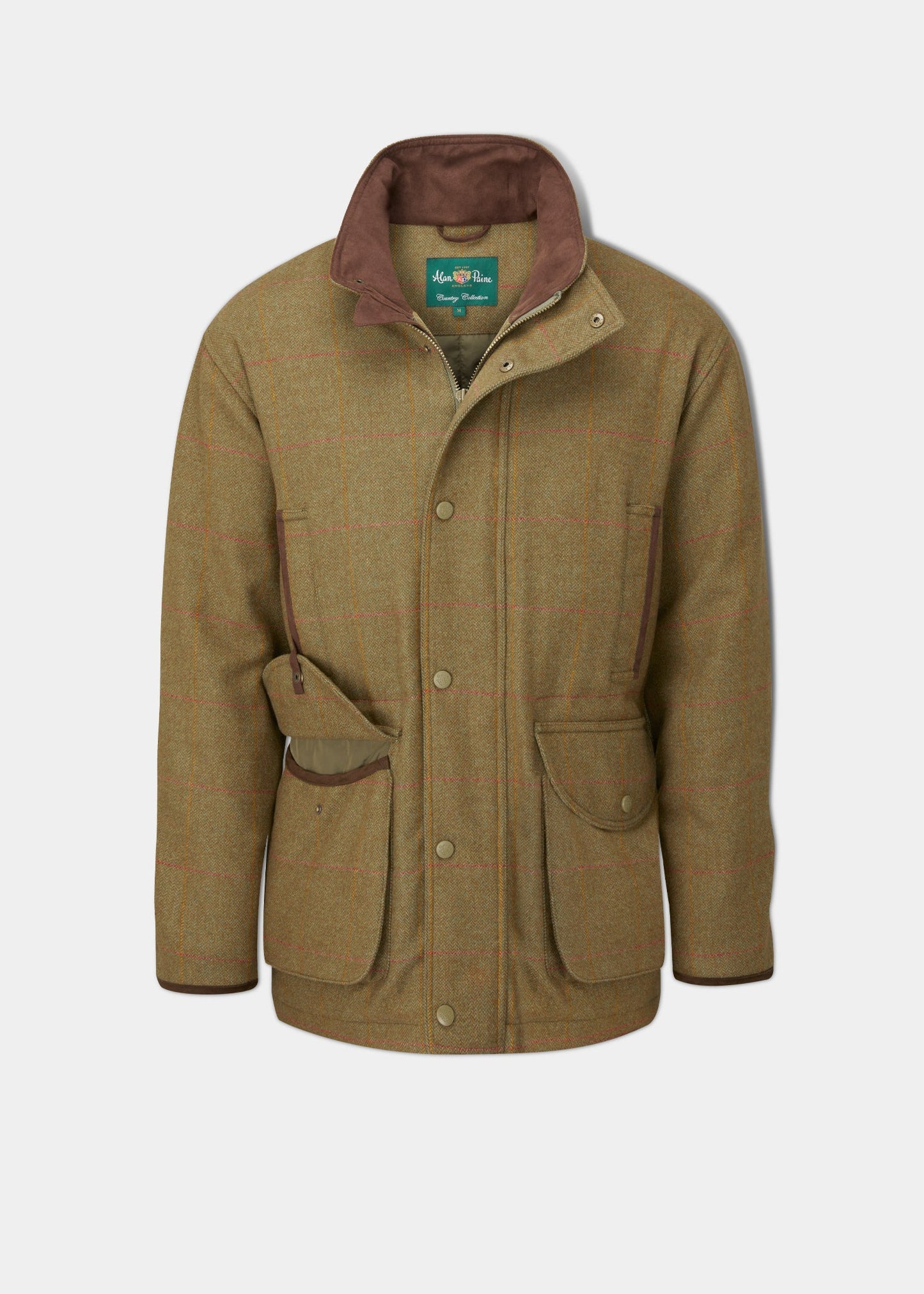 Combrook Men's Tweed Shooting Field Coat In Hawthorn