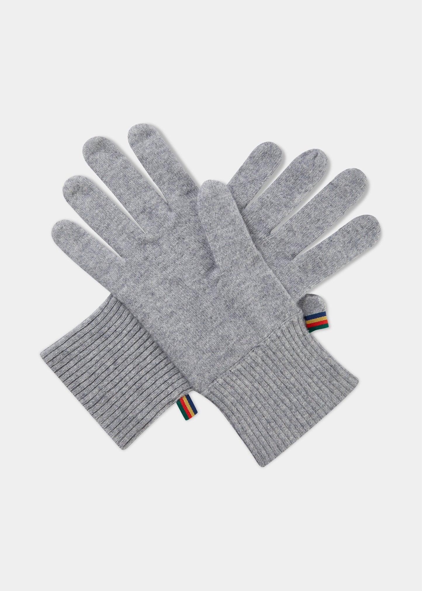 Cashmere Ladies Gloves - Light Grey Mix