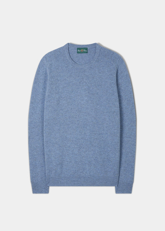 Lenzie Men's Lambswool Jumper In Waves - Regular Fit