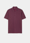 Weymouth Washed Effect Polo In Claret