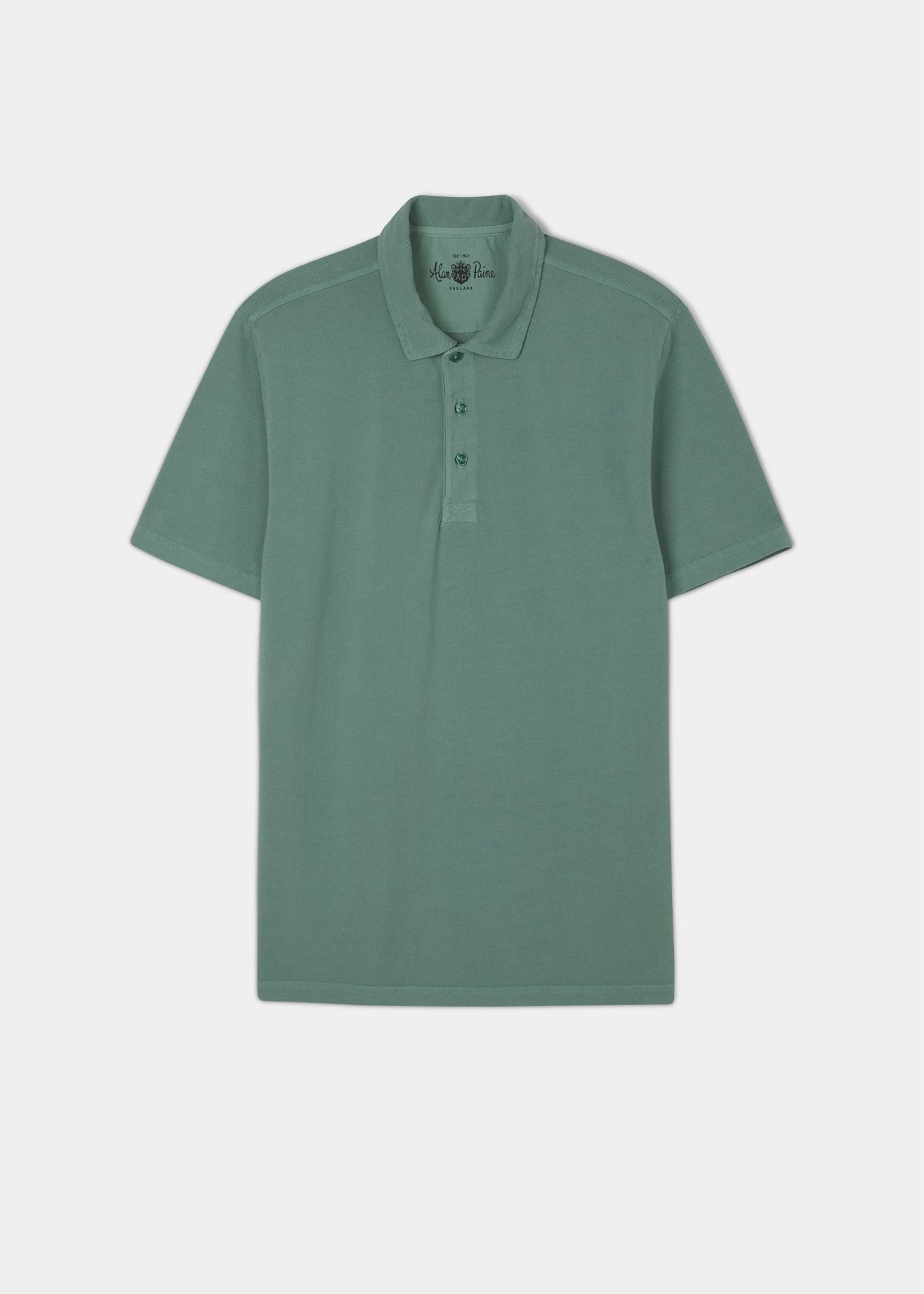Weymouth Washed Effect Polo In Pine