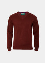 mens-lambswool-vee-neck-jumper