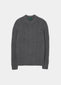 Rathmell Men's Cable Knit Jumper in Grey Mix